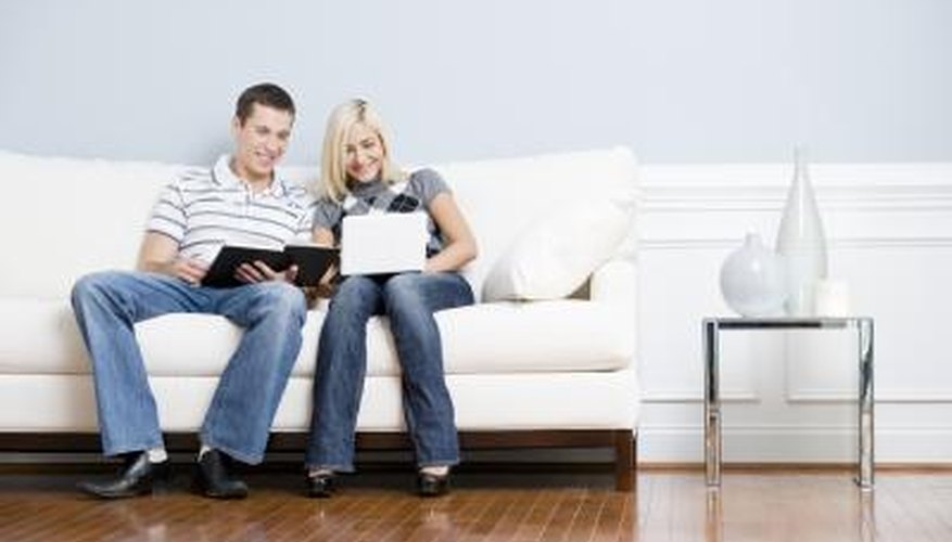 couple together on couch couple together on couch