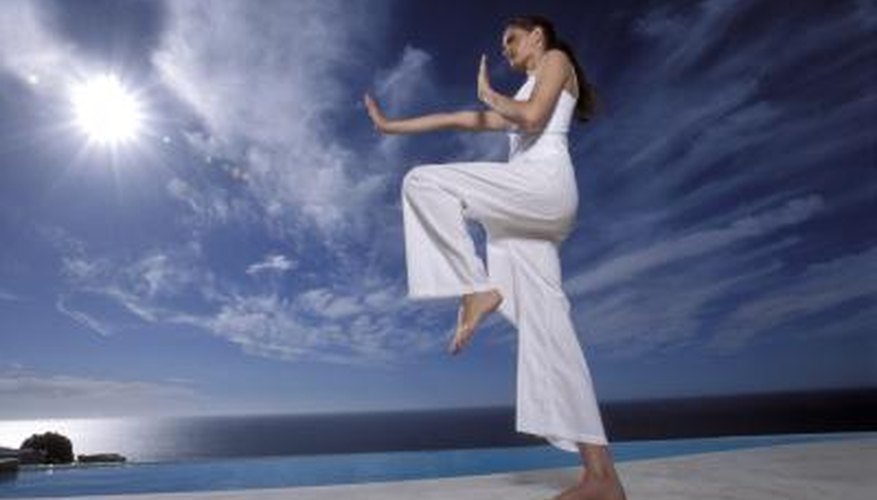 Tai chi improves balance in motion. Tai chi improves balance in motion.