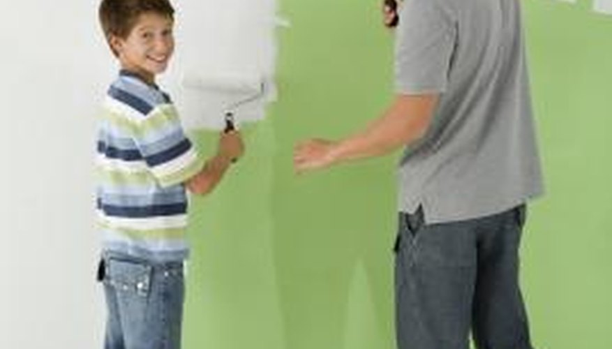 Dropcloths used for painting are useful for messy cleaning projects. Dropcloths used for painting are useful for messy cleaning projects.