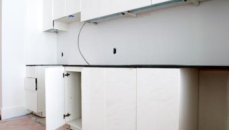 Empty cabinets Empty cabinets