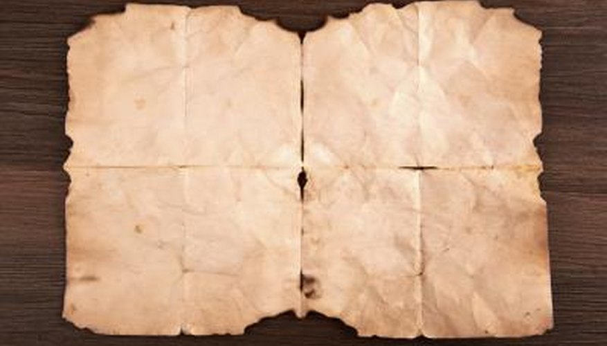 Treasure map. Treasure map.