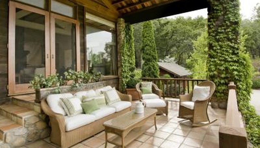 The plan includes double doors that open up to the yard outside, where you can build a patio for an outdoor living space. The plan includes double doors that open up to the yard outside, where you can build a patio for an outdoor living space.