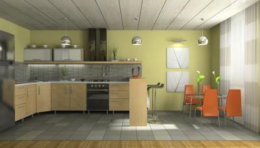 Tones of green often work well in a kitchen with oak cabinetry or a room with oak floor and trim Tones of green often work well in a kitchen with oak cabinetry or a room with oak floor and trim
