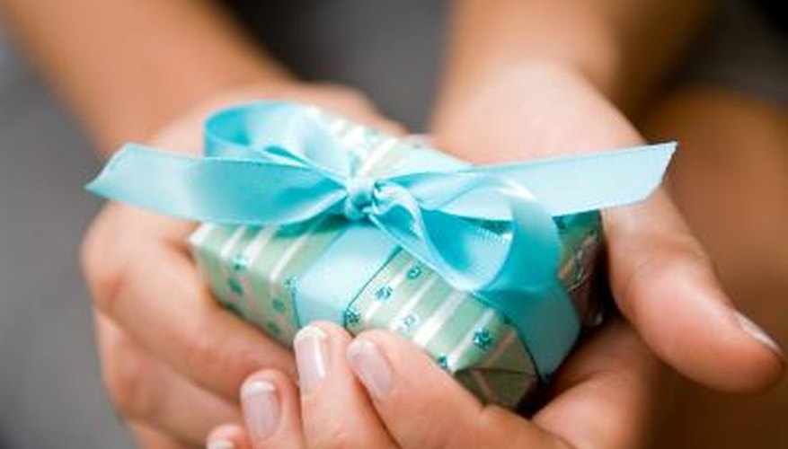 woman holding unexpected gift woman holding unexpected gift