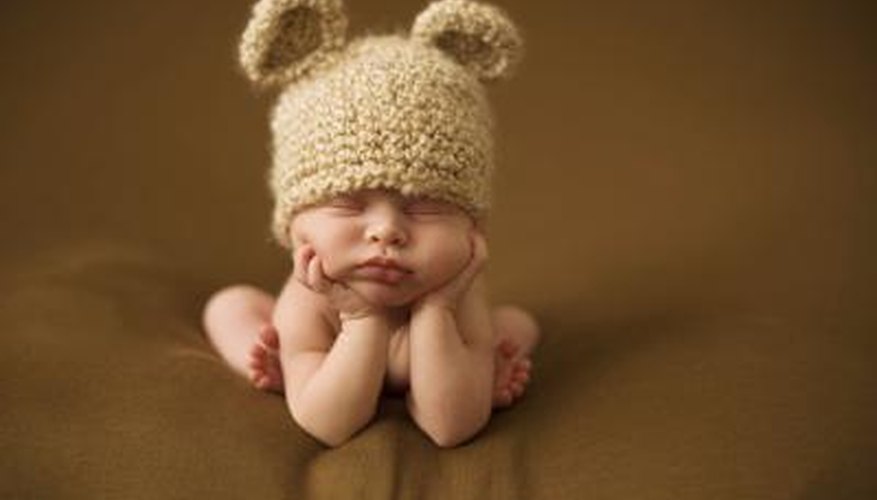 Baby sleeping with hat Baby sleeping with hat