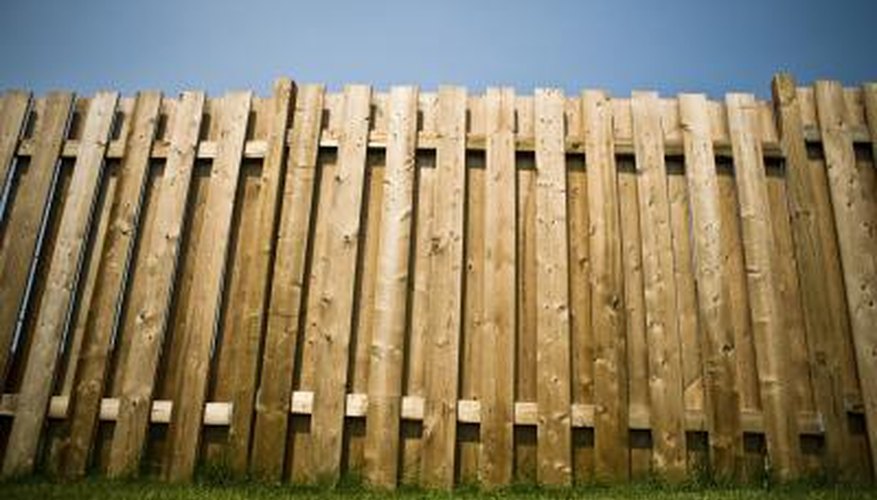 Wood fence Wood fence