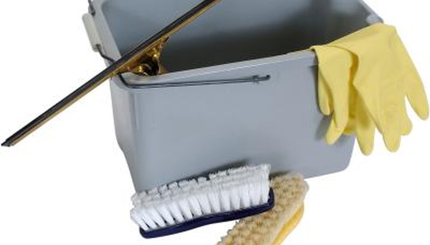 Scrubbing action helps with the stain-removal process. Scrubbing action helps with the stain-removal process.
