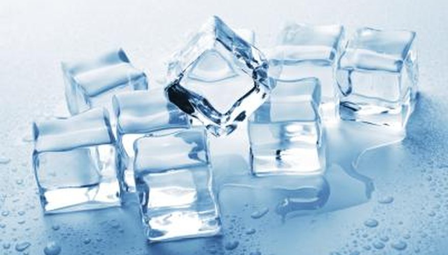 Ice cubes. Ice cubes.