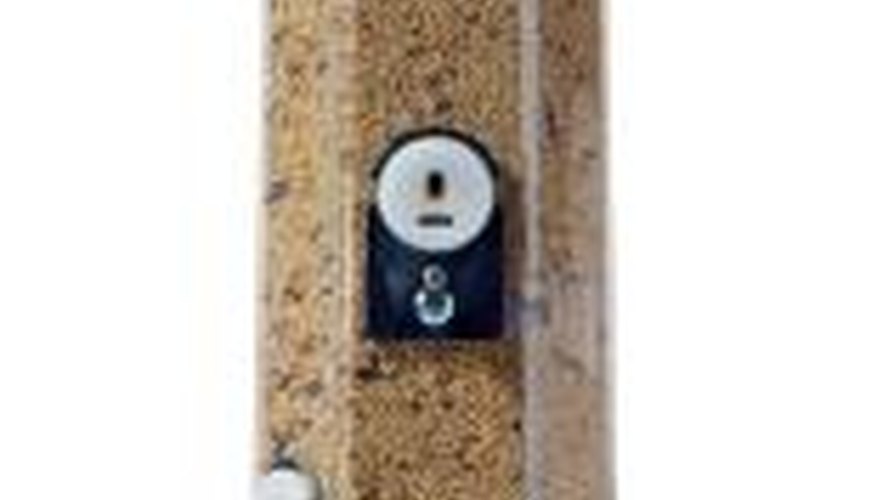 A constant food supply will help attract birds to your birdhouses. A constant food supply will help attract birds to your birdhouses.