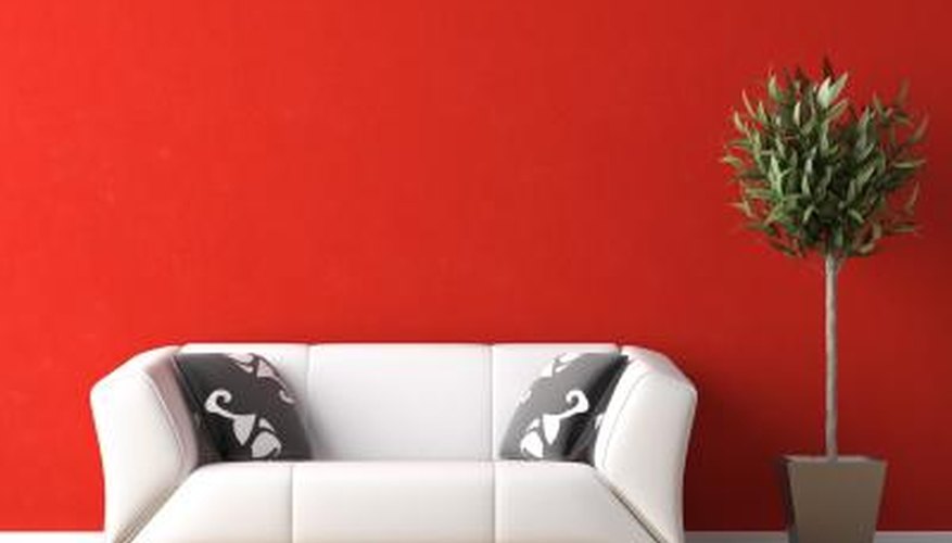 Red paint can take four to six coats for the perfect finish Red paint can take four to six coats for the perfect finish