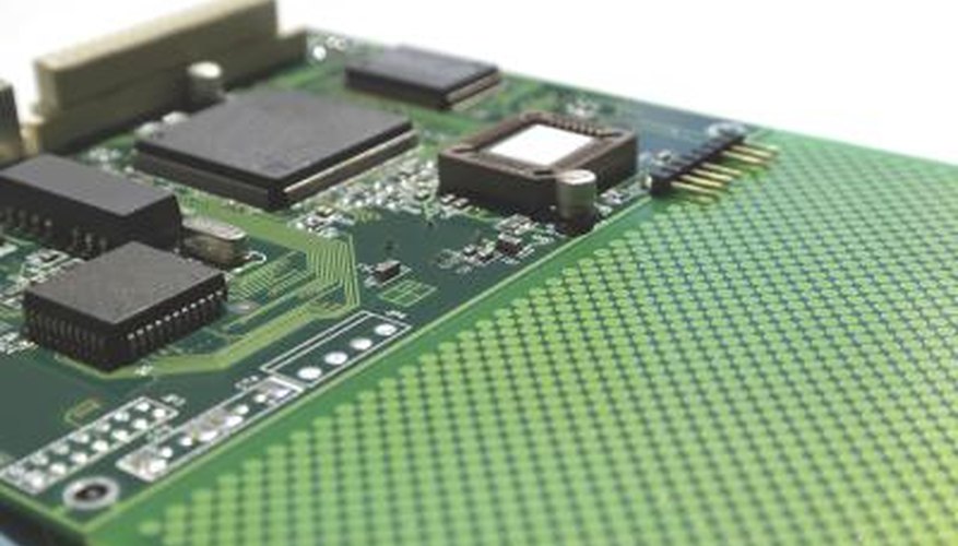 An older microprocessor. An older microprocessor.