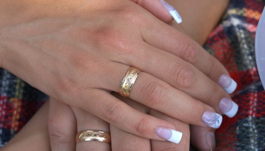Many new wives adopt their husbands' surnames.