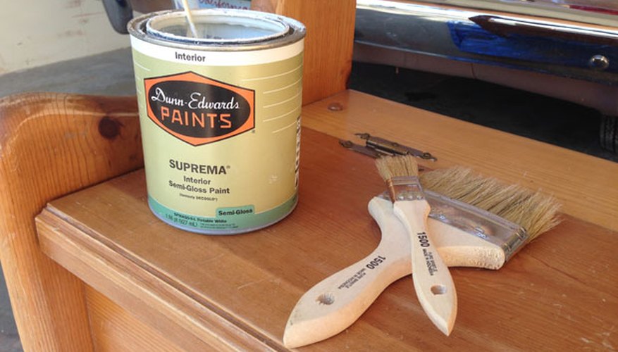 Gather up your paint and paintbrushes. Gather up your paint and paintbrushes.
