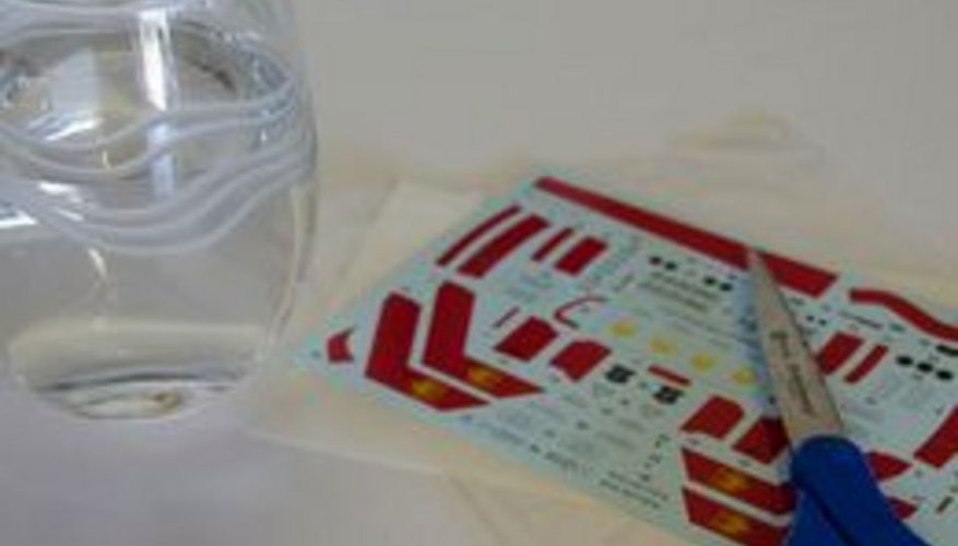 Follow the directions for your decals carefully. Follow the directions for your decals carefully.