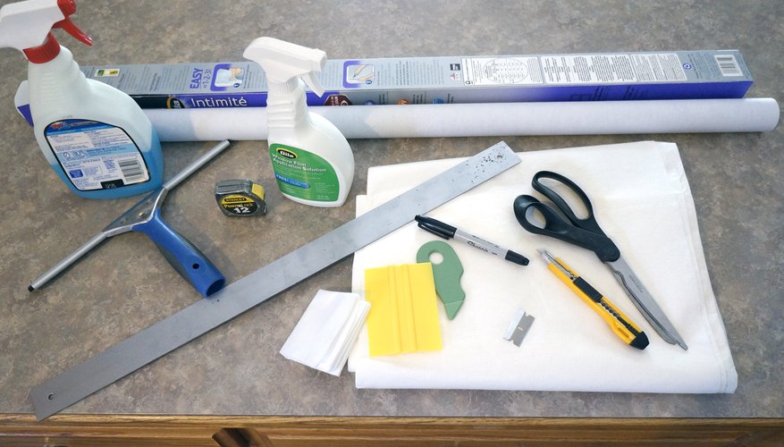 Materials and supplies for window tinting. Materials and supplies for window tinting.