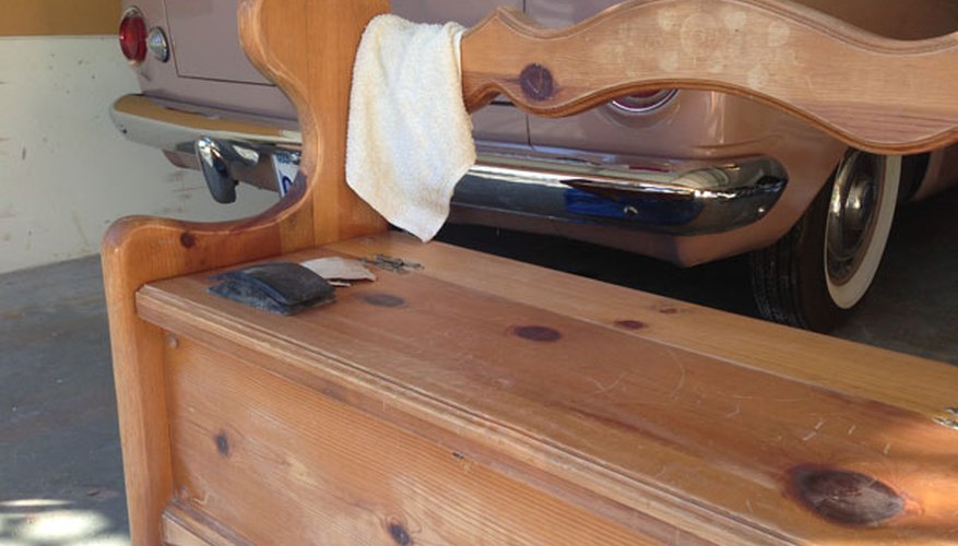Sanding down the shiny finish. Sanding down the shiny finish.