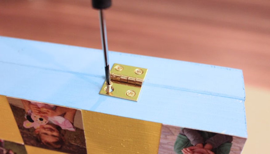 Attach hinges Attach hinges