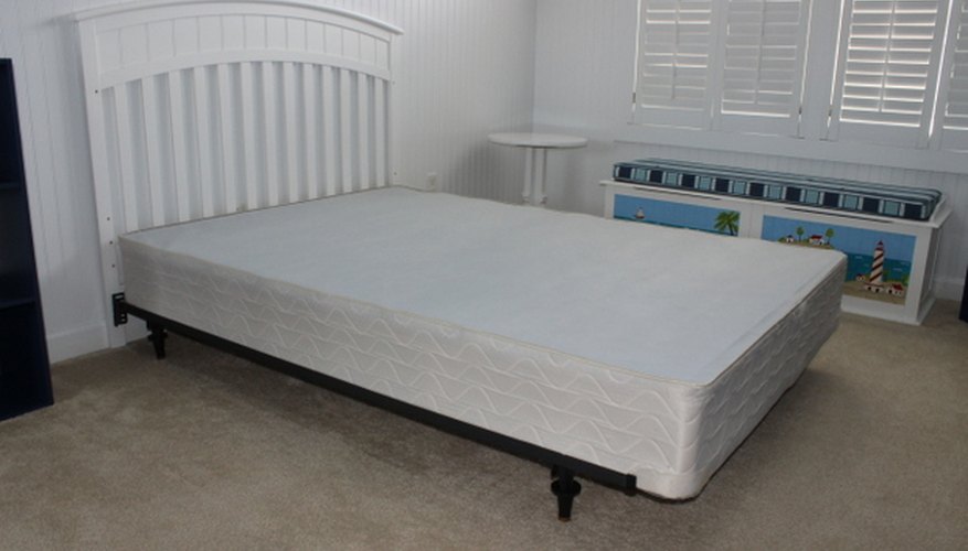 The box-spring serves as a sturdy base for the mattress The box-spring serves as a sturdy base for the mattress