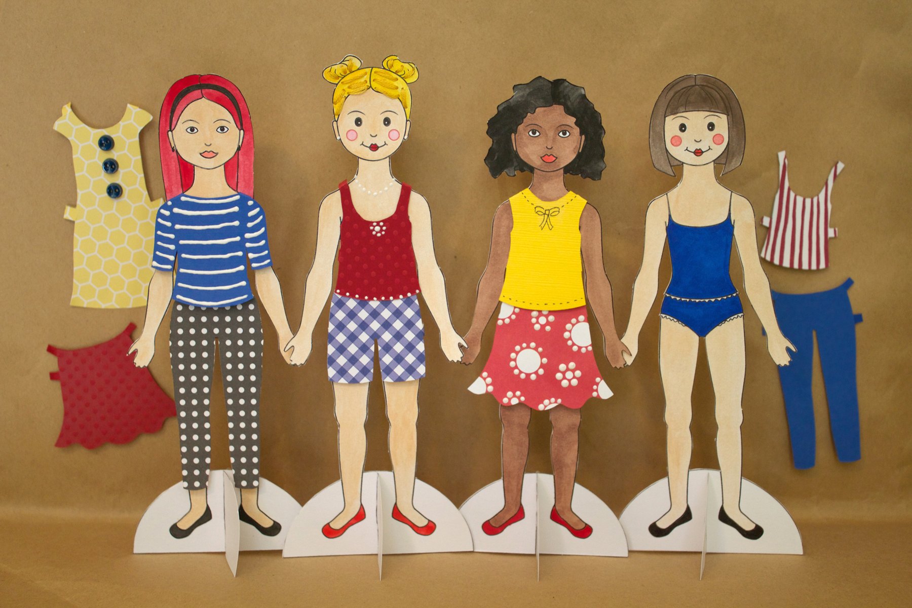 how-to-make-paper-dolls-with-pictures-ehow