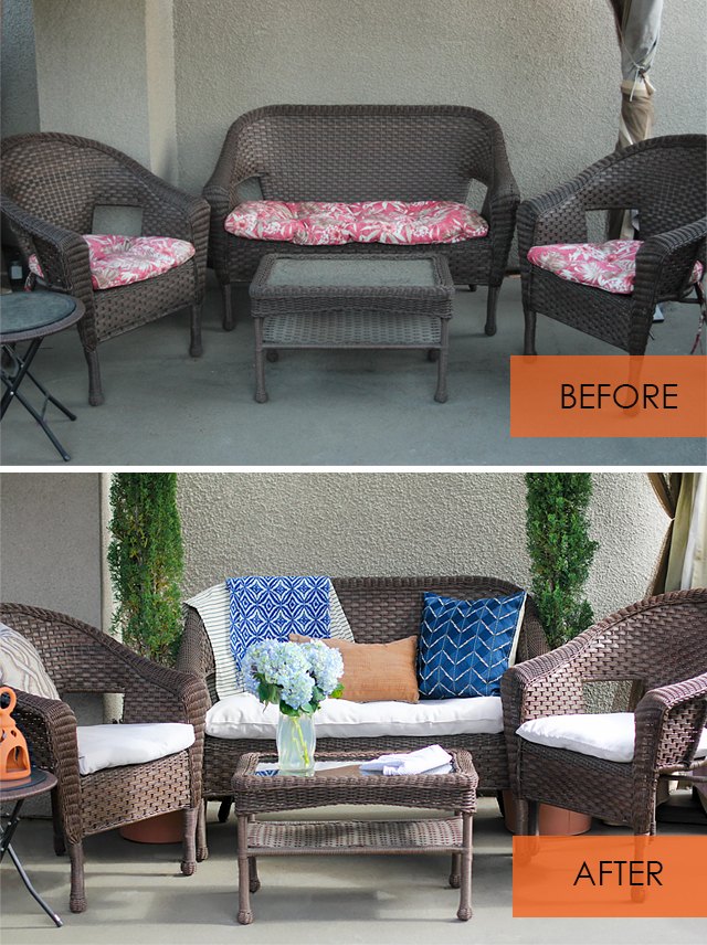 How to Recover Patio Cushions Without Sewing | eHow