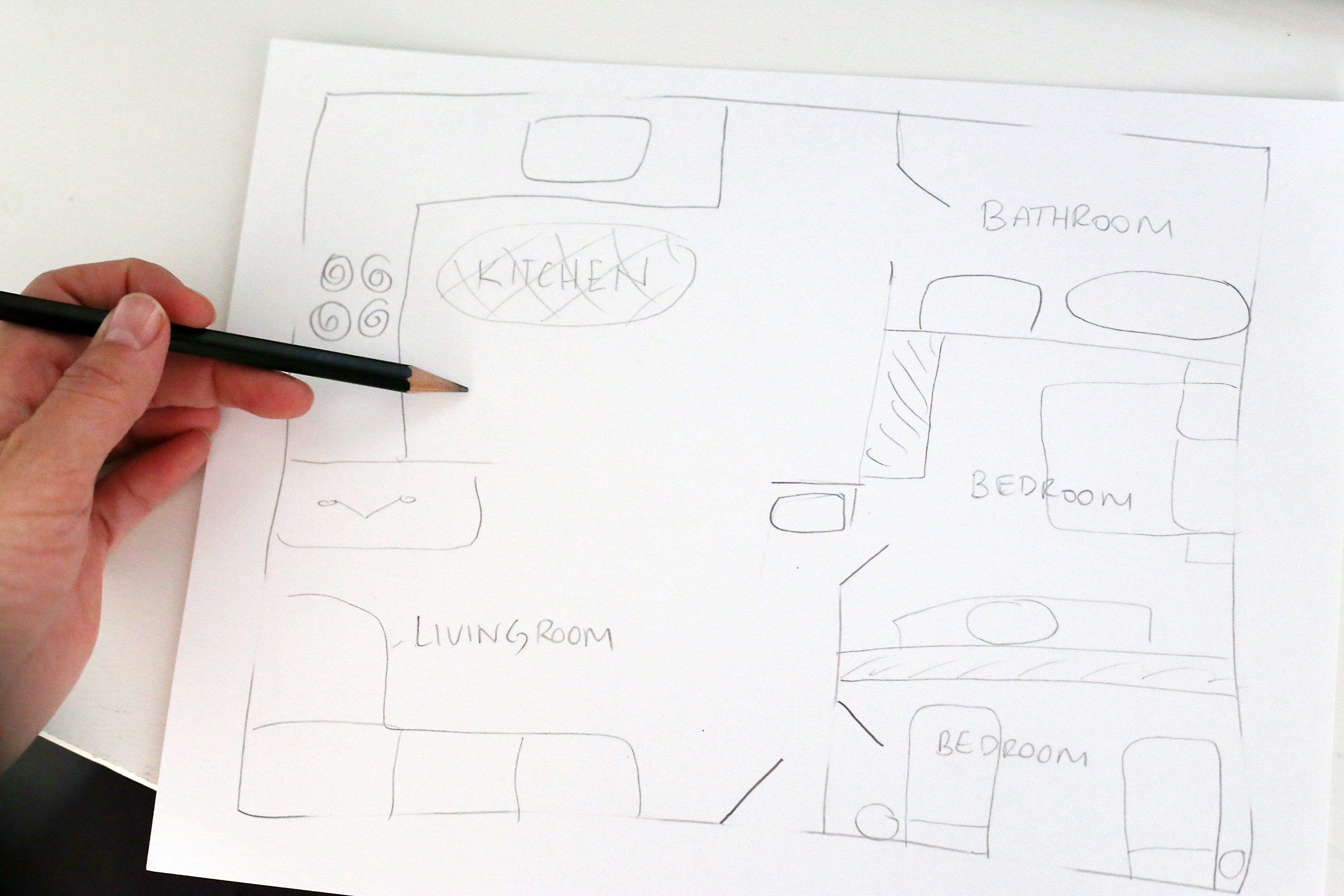 Creative How To Sketch Plan In A Drawing with simple drawing