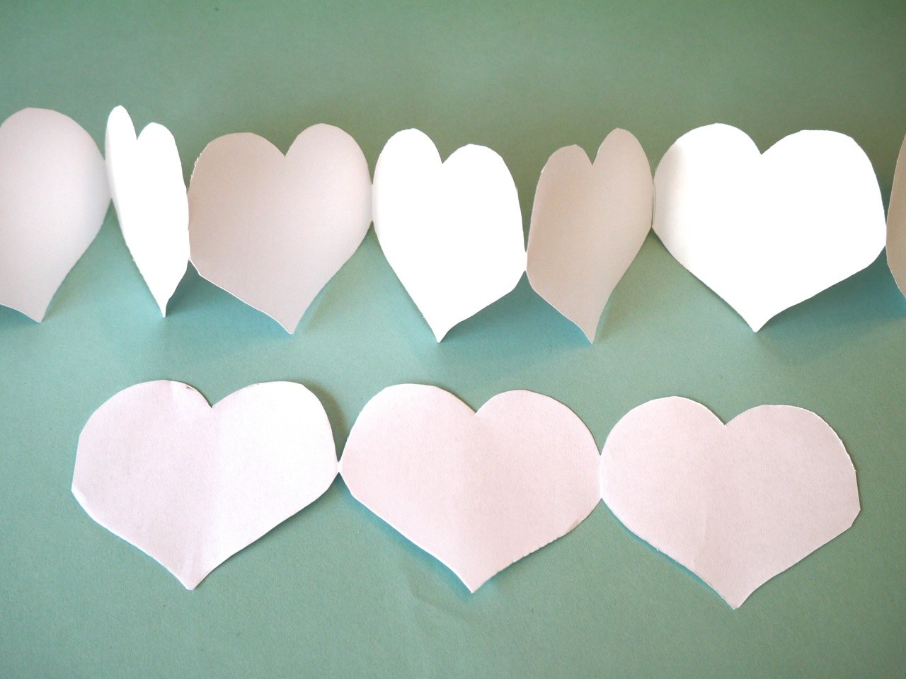 How to Cut Paper Heart Chains (with Pictures) | eHow
