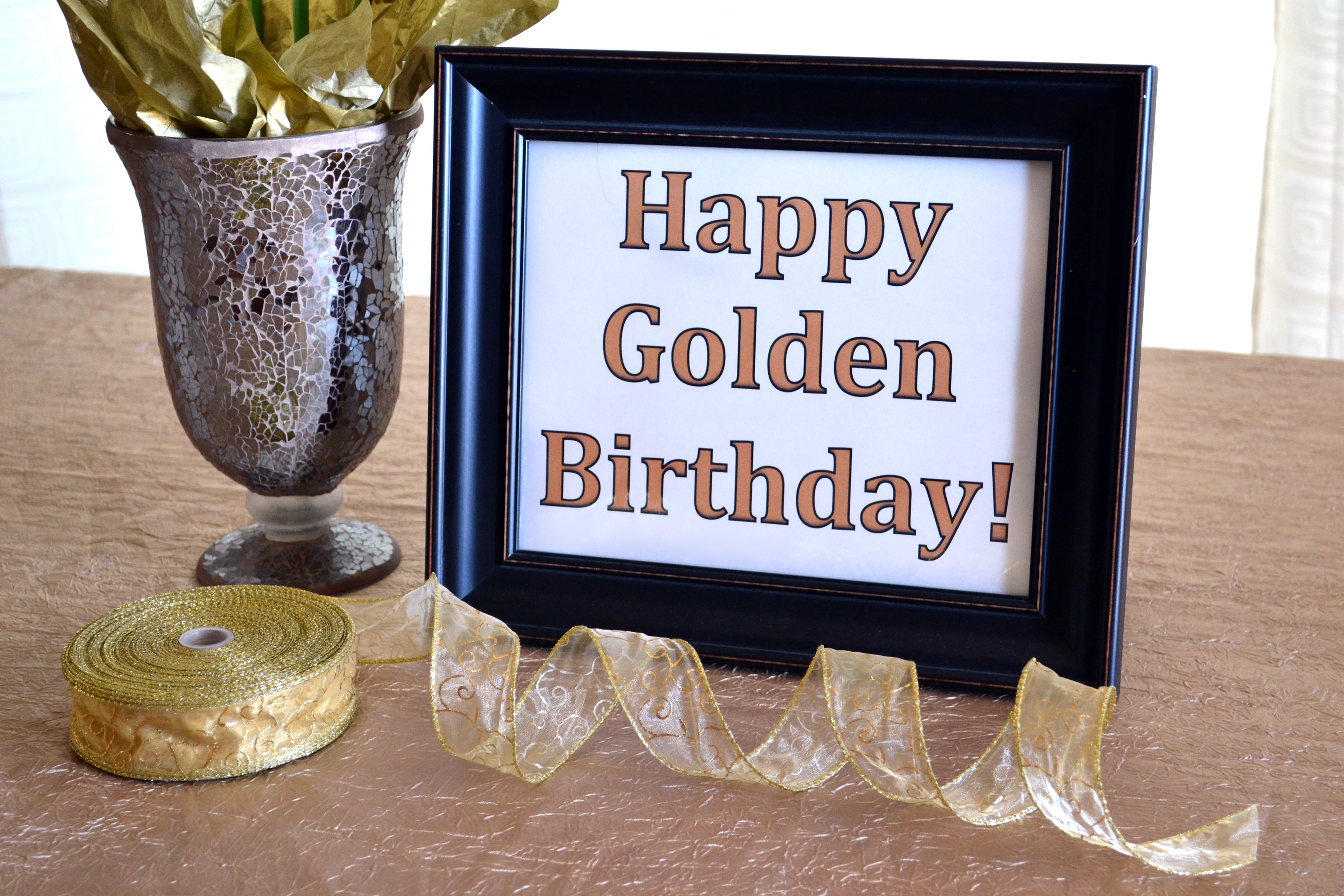  Ideas for a Golden Birthday Party with Pictures eHow