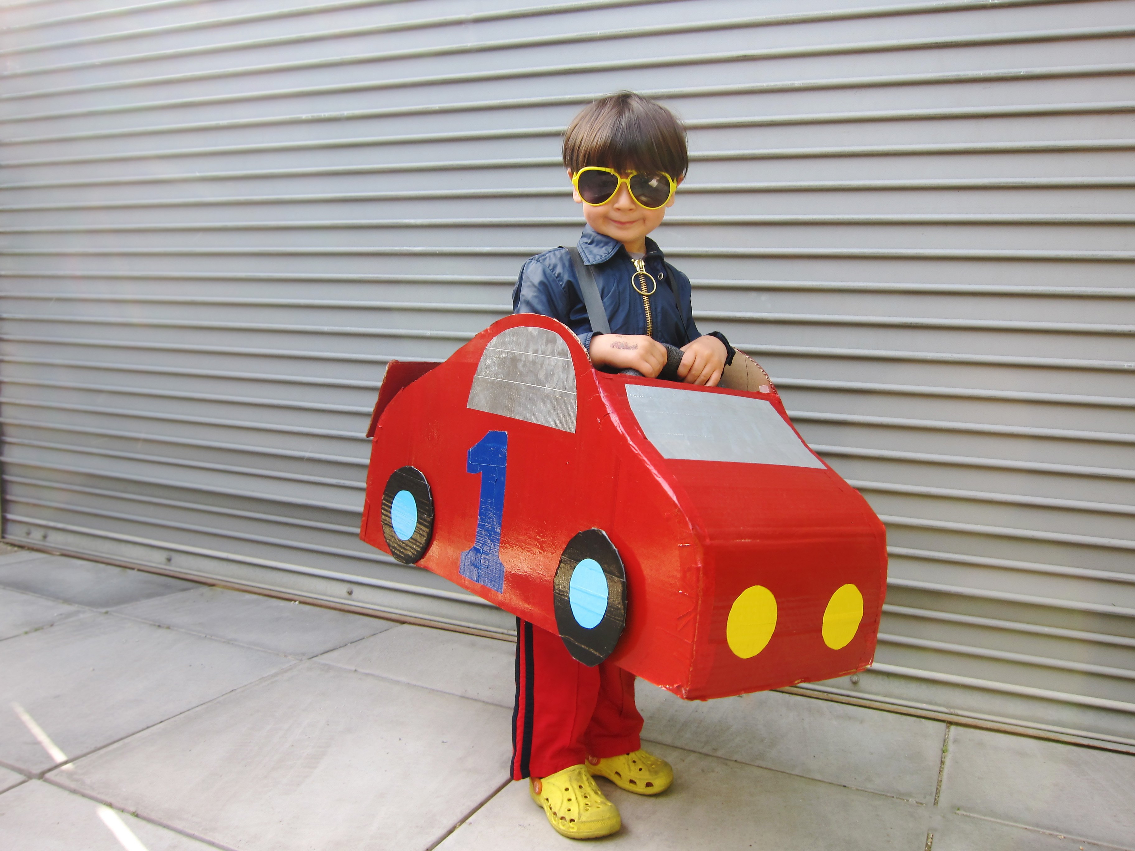  How to Make a Cardboard Car Costume | eHow