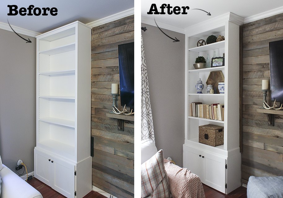 How to Make Prefab Bookcases Look Like Built-Ins eHow