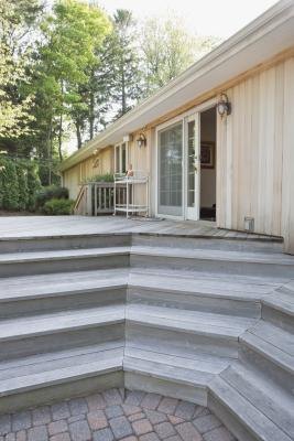 DIY Deck With Corner Stairs eHow