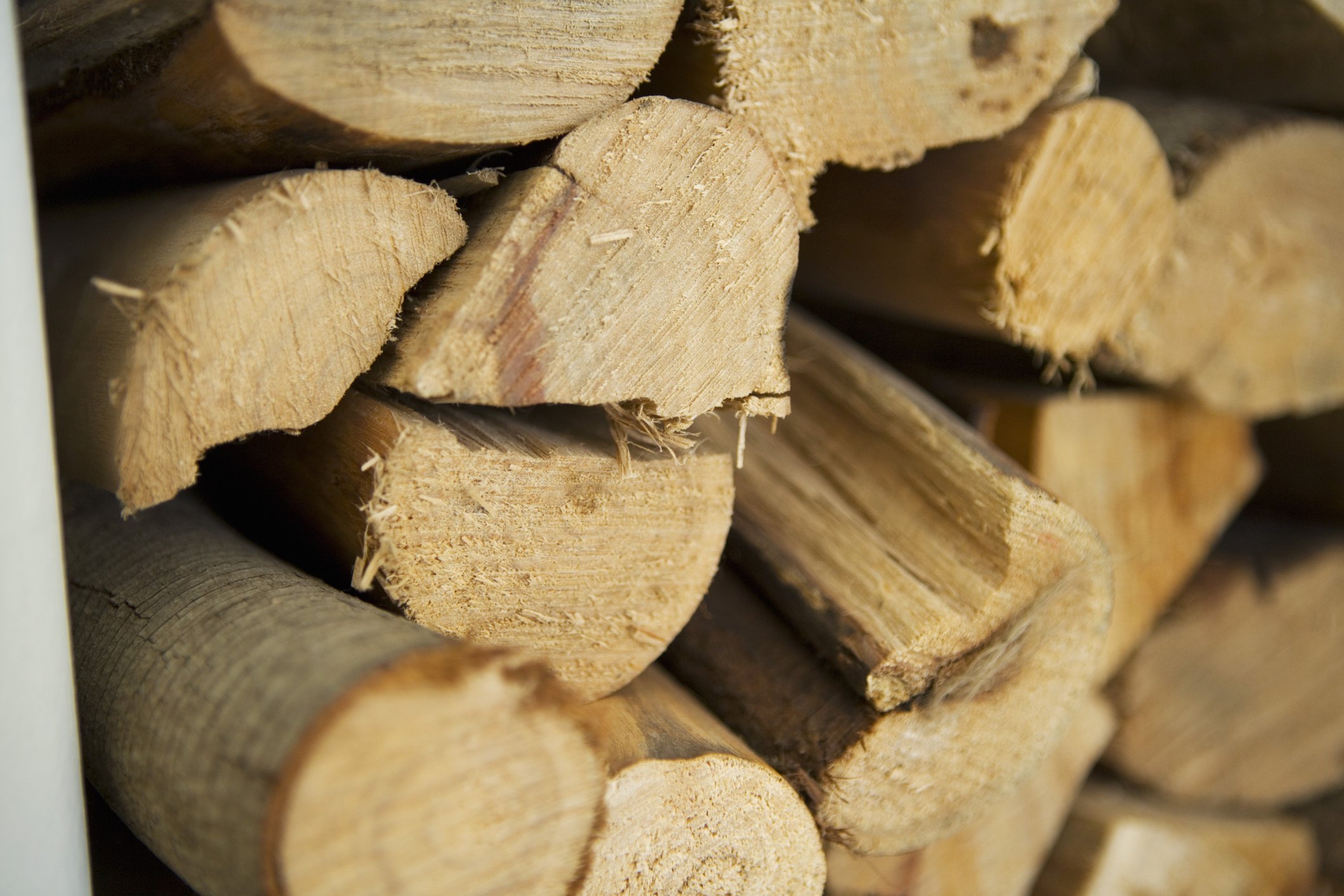 Palletized Shrink Wrapped Firewood.