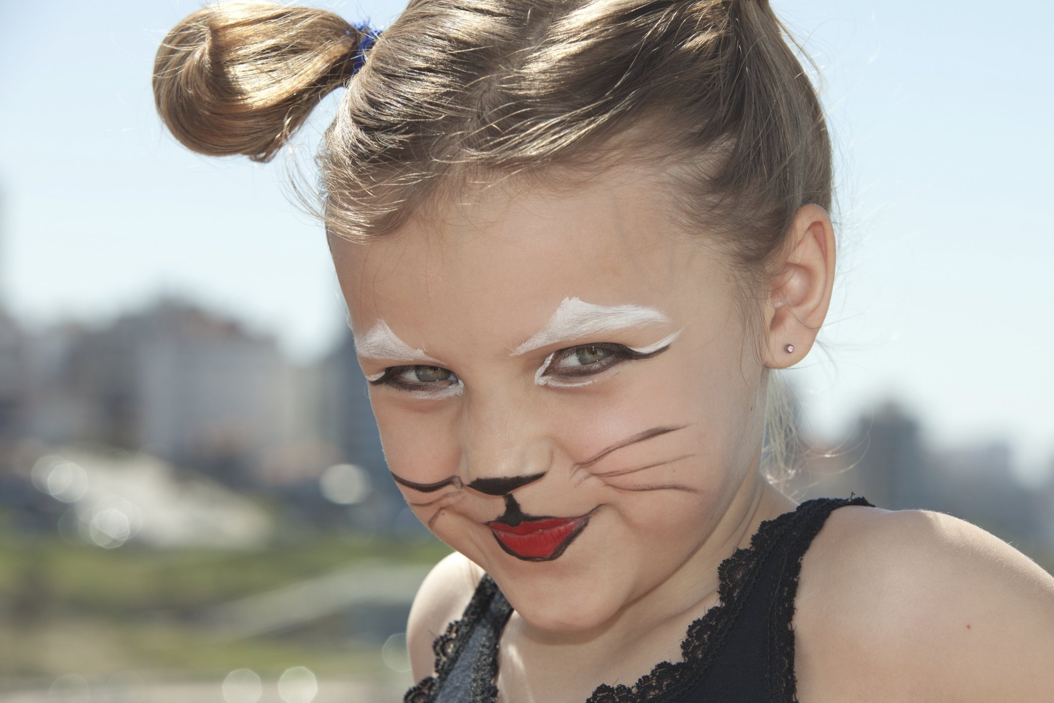 How to Add Whiskers  to Halloween Cat  Makeup eHow