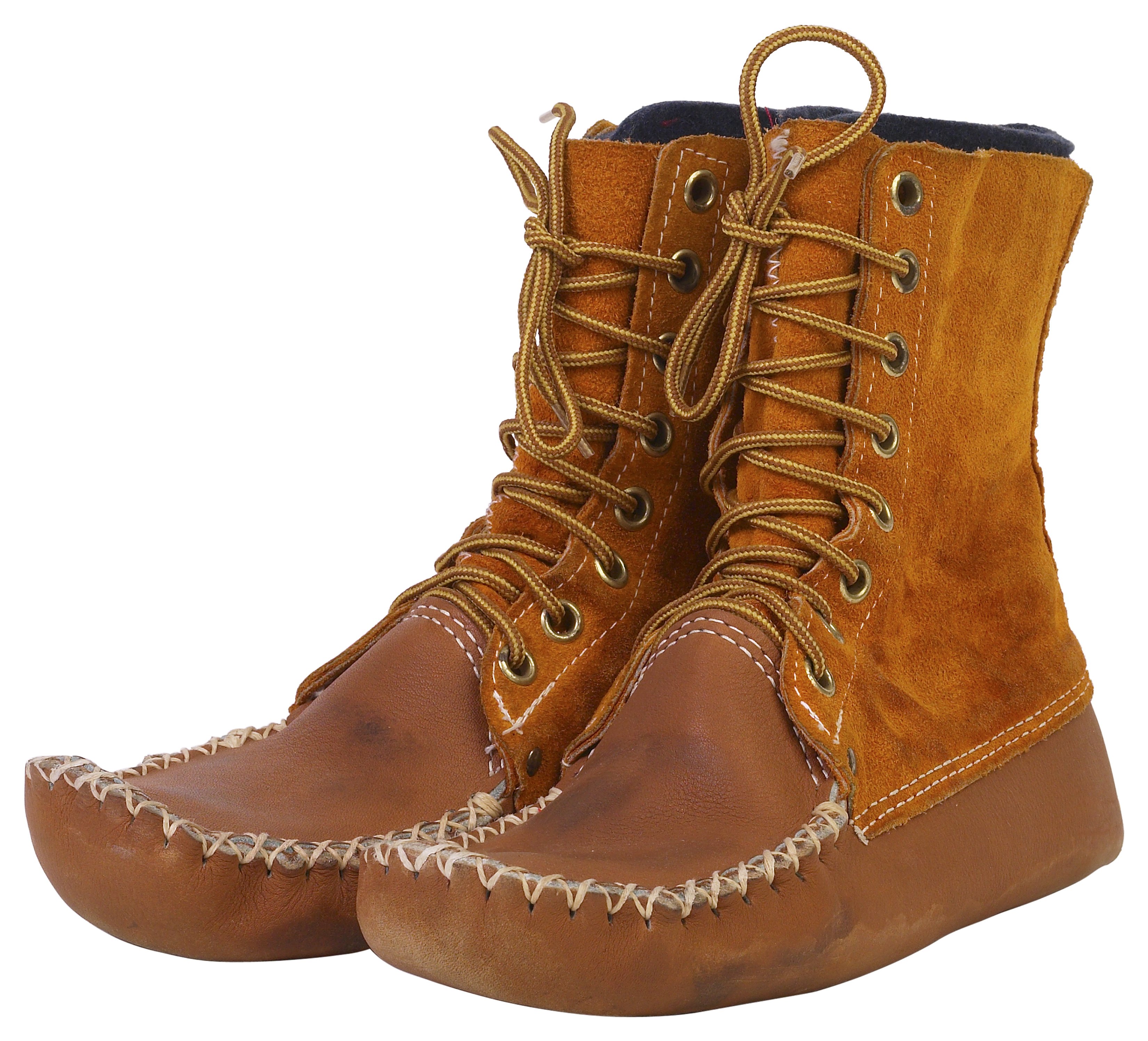leather moc boots